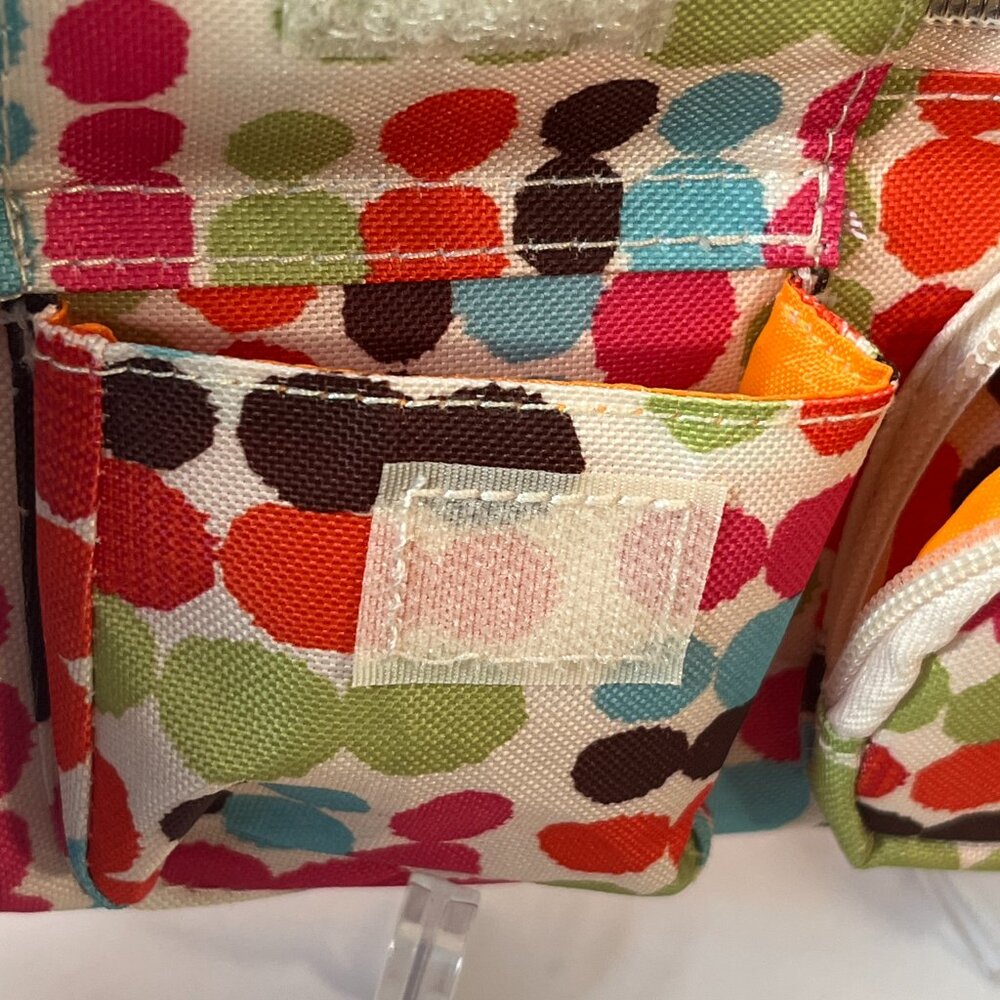 Lily Bloom Wristlet Wallet Multi Color Dots - image 3